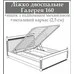 Кровать двуспальная Марсель Галерея 160 - фабрика Мебус