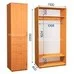 Шафа-купе з пеналом ШКП 33/22 ПН / 15 (600х550х2200)