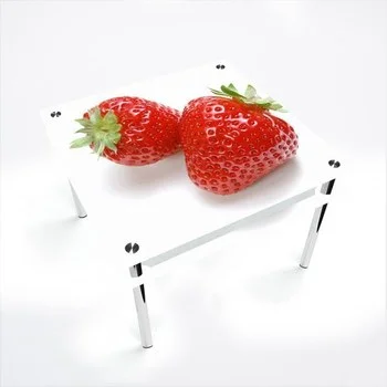 Стол обеденный Квадратный с проходящей полкой Red Berry