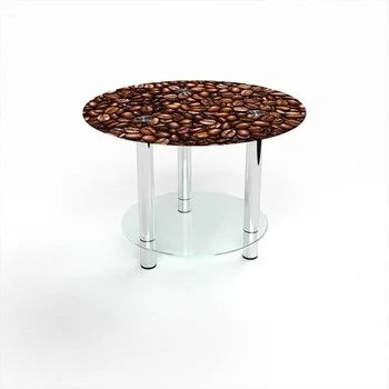 Стол обеденный Круглый с полкой Morning aroma