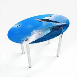 Стол обеденный Овальный Dolphin
