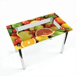 Стол обеденный Прямоугольный с полкой Fruit