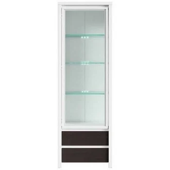Витрина Kaspian REG1W2S WHITE