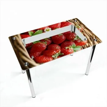 Стол обеденный Прямоугольный с полкой Strawberry