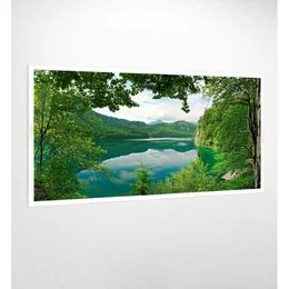 Картина FP-164 Панно в раме Горное озеро AL03+