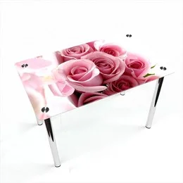 Стол обеденный Прямоугольный Pink Roses